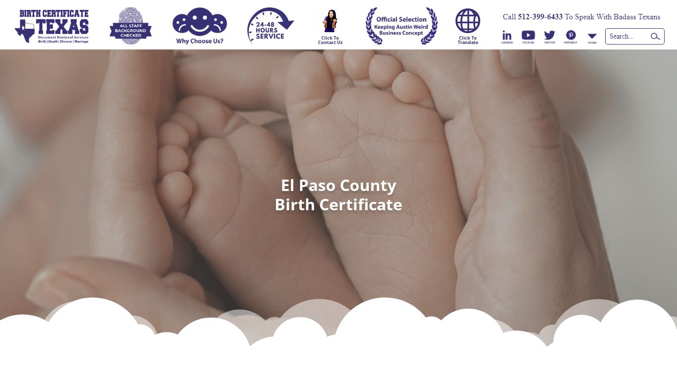 El Paso County Birth Certificate