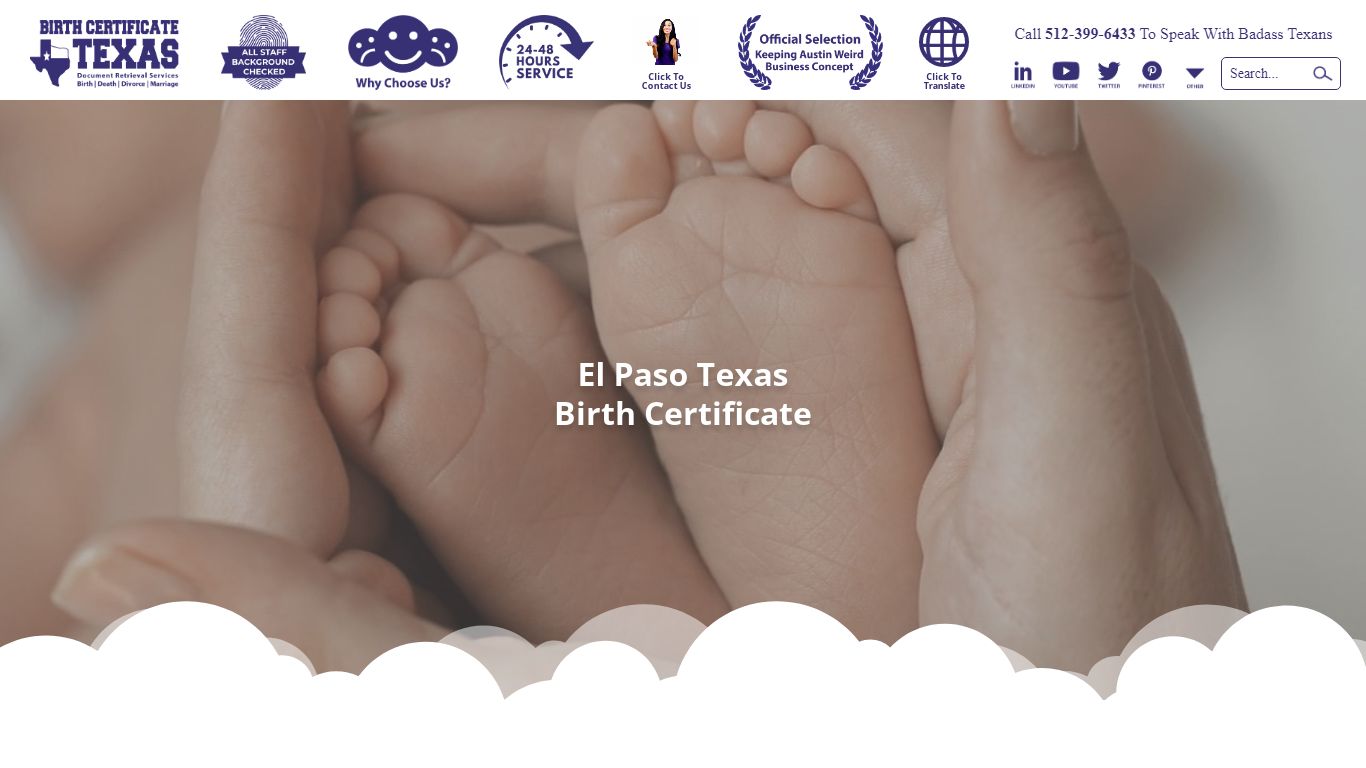 Birth Certificate El Paso Texas|El Paso Birth Records|Vitalcheck El Paso TX
